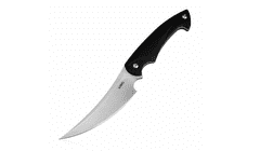 KUBEY KU231A Scimitar lovecký nůž 13,8 cm, černá, G10, pouzdro kydex