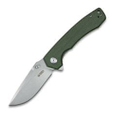 KUBEY KU901C Calyce Green kapesní nůž 8,3 cm, zelená, Micarta