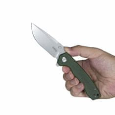 KUBEY KU901C Calyce Green kapesní nůž 8,3 cm, zelená, Micarta