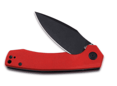 KUBEY KU901F Calyce Red kapesní nůž 8,3 cm, červená, G10