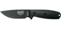 ESEE 3PMB-001 Model 3 taktický outdoorový nůž 8,8 cm, černá, G10, pouzdro Kydex