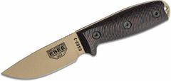 ESEE 3PMDT-004 MODEL 3 taktický outdoorový nůž 8,8 cm, písková, černo-červená, G10, pouzdro Kydex