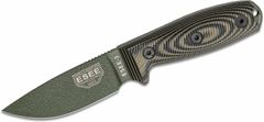 ESEE 3PMOD-003 MODEL 3 taktický outdoorový nůž 8,8 cm, černo-zelená, G10, pouzdro Kydex