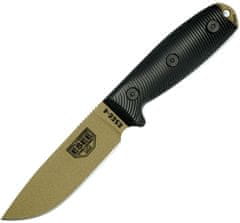 ESEE 4PDE-001 Model 4 nůž na přetíží 11,6 cm, hnědá Dark Earth, černá, G10, pouzdro