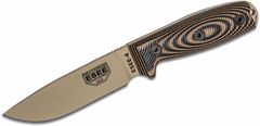 ESEE 4PDT-005 desert tan blade, coyote/black G-10 3D handle, black sheath