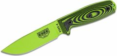 ESEE 4PVG-007 MODEL 4 VENOM nůž na přežití 11,4 cm, neonová zelená, černo-zelená, G10, pouzdro