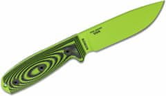 ESEE 4PVG-007 MODEL 4 VENOM nůž na přežití 11,4 cm, neonová zelená, černo-zelená, G10, pouzdro