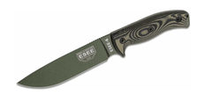 ESEE 6POD-003 OD Green/Black všestranný vnější nůž 16,5 cm, černo-zelená, G10, plastové pouzdro