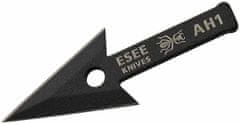 ESEE AH1-ARROWHEAD-CS Arrowhead Point, Black Powder Coated, Clamshell Packaged