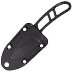 ESEE CAN-BE Black Candiru nůž na krk 5,1 cm, celočerná, uhlíková ocel, plastové pouzdro