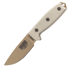 ESEE ESEE-3P-MB-DEDark Earth Blade outdoorový nůž 8,8cm, Micarta, pouzdro