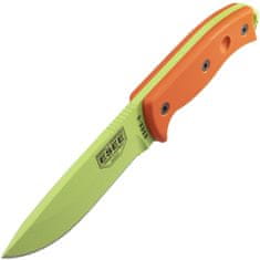 ESEE ESEE-5P-VG-E Model 5 nůž na přežití 13,3 cm, zelená, oranžová, G10, pouzdro Kydex