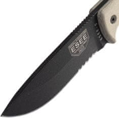 ESEE ESEE-5S-E Serrated Edge, Black Blade