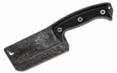 ESEE ESEE-CL1 Cleaver všestranný nůž/sekáček 15,2 cm, celočerná, Stonewash, G10, kožené pouzdro