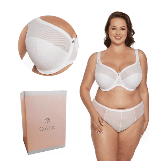 Gaia Podprsenka Semi-Soft Sonia 1058 MAXI polotuhá bílý 90G