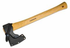 Condor CTK4052C15 WOODWORKER AXE sekera 1060g, dřevo, kožené pouzdro