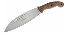 Condor CTK3924-9.9 PRIMITIVE BUSH MONDO vnější nůž 25,4 cm, hnědá, Micarta, kožené pouzdro