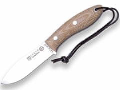 Joker CM114 CANADIENSE outdoorvý nůž 10,5 cm, hnědá, Micarta, kožené pouzdro