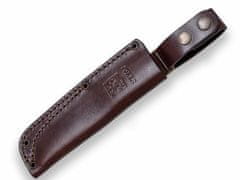 Joker CM114 CANADIENSE outdoorvý nůž 10,5 cm, hnědá, Micarta, kožené pouzdro