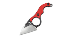 KUBEY KU166D Hippocam Red sběratelský nůž 6 cm, červená, G10, pouzdro Kydex se sponou