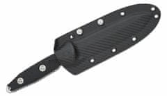 Microtech 114-12 Socom Alpha Tanto Serrated taktický nůž 13,8 cm, Stonewash, černá, G10, pouzdro