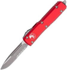 Microtech 121-11APRD Ultratech Red automatický nůž 8,7 cm, Apocalyptic, červená, hliník 