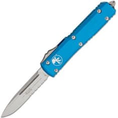 Microtech 121-11BL Ultratech Combo Blue automatický nůž 8,8 cm, Stonewash, modrá, hliník 