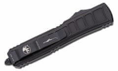 Microtech 121II-1TS Ultratech II Black Tactical Standard automatický nůž 8,9 cm, celočerná, hliník