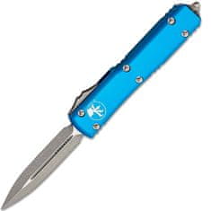 Microtech 122-10APBL Ultratech Stonewash BlueStandard automatický kapesní nůž 8,8 cm, modrá, hliník