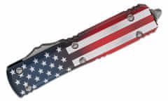 Microtech 122-12APFLAGS Ultratech Flag Full Serrated automatický nůž 8,8 cm, Apocalyptic, hliník