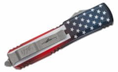 Microtech 122-12APFLAGS Ultratech Flag Full Serrated automatický nůž 8,8 cm, Apocalyptic, hliník