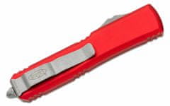 Microtech 122-12APRD Ultratech Red Full Serrated automatický nůž 8,8cm, Apocalyptic, červená, hliník