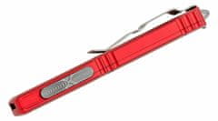 Microtech 122-12APRD Ultratech Red Full Serrated automatický nůž 8,8cm, Apocalyptic, červená, hliník