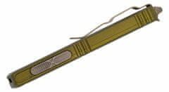 Microtech 122-14APOD Ultratech Apocalyptic Bronze Green automatický nůž 8,6 cm, zelená, hliník