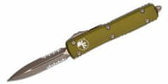 Microtech 122-14APOD Ultratech Apocalyptic Bronze Green automatický nůž 8,6 cm, zelená, hliník