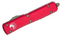 Microtech 122-14APRD Ultratech Apocalyptic Bronze Red automatický nůž 8,6 cm, červená, hliník