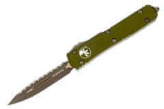 Microtech 122-15APOD Ultratech Apocalyptic Bronze Green automatický nůž 8,6 cm, zelená, hliník