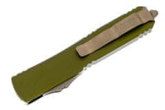 Microtech 122-15APOD Ultratech Apocalyptic Bronze Green automatický nůž 8,6 cm, zelená, hliník