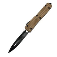 Microtech 122-1FRGTTAS Ultratech Standard Tan automatický kapesní nůž 8,8 cm, černá, hnědá, hliník