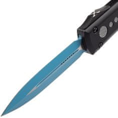 Microtech 122-1JK Ultratech Jedi Knight automatický nůž 8,8 cm, modrá, černá, hliník