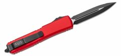 Microtech 122-3RD Ultratech Red Black F/S automatický nůž 8,8 cm, černá, červená, hliník