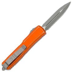 Microtech 122-D12DOR Ultratech Double Orange automatický nůž 8,6 cm, Apocalyptic, oranžová, hliník