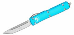 Microtech 123-10TQ Ultratech Standard Turquoise automatický nůž 8,8 cm, Stonewash, tyrkysová, hliník