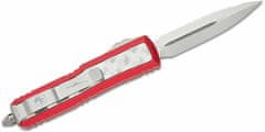 Microtech 126-12RDBIS Utx-85 Daytona Red automatický nůž 7,9cm, Stonewash, červená, titan, hliník 