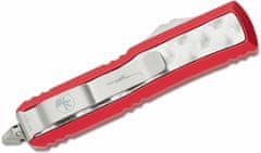 Microtech 126-12RDBIS Utx-85 Daytona Red automatický nůž 7,9cm, Stonewash, červená, titan, hliník 