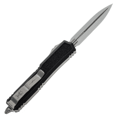 Microtech 206-10S Makora Standard automatický nůž 8,4 cm, Stonewash, černá, hliník