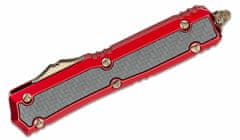 Microtech 206-13RDCFIS Makora 2021 Bronze automatický nůž 8,4 cm, bronzová, červená, hliník