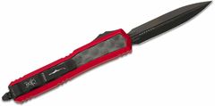 Microtech 206-1DLCTRDBIS Makora 2021 Red Bubble automatický nůž 8,4 cm, černá, červená, hliník