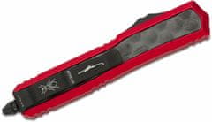 Microtech 206-1DLCTRDBIS Makora 2021 Red Bubble automatický nůž 8,4 cm, černá, červená, hliník