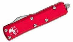 Microtech 231-11RD UTX-85 Partial Serrated Red automatický nůž 7,6 cm, Stonewash, červená, hliník